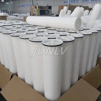 Junlv High Flow 500L/Hora 70KW 220V Elemento de filtro de agua industrial Material de polipropileno Filtración fina 5 ''x 40'' Dimensiones