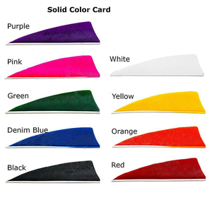 Trái Phải cánh Parabol lá chắn rắn barred bắn cung mũi tên Thổ Nhĩ Kỳ tự nhiên bắn cung lông fletching 3inch 4inch - Product Image 3