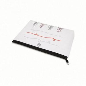 Sublimation Women Fashion Lightweight Canvas Cosmetic <b>Bag</b> Travel Commercial Makeup Remover Toilet <b>Bag</b> With Bottom - Product Image 2