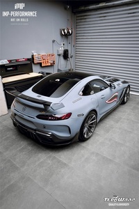 메르세데스 벤츠 GTC C190 쿠페 R190 로드스터 Ver.3 에 대한 2015 2021 대한 IMP 성능 탄소 섬유 리어 범퍼 새로운 조건 - Product Image 6