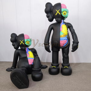 Cuộc Sống Lớn Kích Thước Ngoài Trời kaw Hình 4ft Nhựa Bức Tượng Sợi Thủy Tinh Điêu Khắc Tùy Chỉnh Con Người Organ Phong Cách Anime Đồ Chơi Trang Trí - Product Image 1