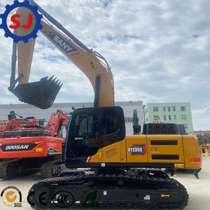 Excavatrice Sany SY215C (SY215C-9/SY215C-10) d'occasion, 21 tonnes, qualité supérieure, moteur, boîte de vitesses et pompe remis à neuf, pour rapport. - Product Image 1