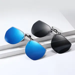 HBK Kacamata Hitam Olahraga Flip Up, Klip Lensa Terpolarisasi Penghalang UV 2021