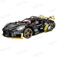 Guly 10631 Moc voitures techniques MOC 1:8 Supercar pour adultes jouets de sport pour enfants cadeau 4368PCS 42083 ensembles de blocs de construction