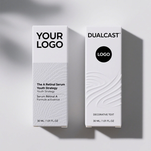 Boîtes à fentes personnalisées écologiques pour emballages de dentifrice et cosmétiques avec fermeture magnétique, forme oblongue, impression par estampage à chaud - Product Image 2