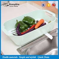 Set Wastafel Plastik Keras Tugas Berat, Rak Wastafel Plastik Keras dengan Rak Pengering Piring, Penyangga Cangkir Pengering Piring untuk Konter Dapur Rumah