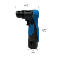 Kit de ponceuse sans fil SPARKO Mini, polisseuse à batterie sans balais, machine à poncer et polir, meuleuse électrique, hyper ponceuse SP-HSP01