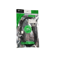 Kabel Data USB 2.0 60cm Inti Tembaga Penuh untuk Hard Disk Eksternal Kecepatan Tinggi 480Mbps Selubung PVC 2A1T