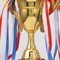 Trophée en métal doré de grande taille, plaqué or, multi-coupes, prix d'usine, vente en gros à bon prix