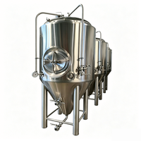 Fermenteur de grande capacité 35HL 3500L en acier inoxydable 304, taille personnalisée, logo, équipement de brassage industriel