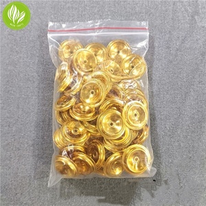 Supporti Galleggianti in Alluminio per Lampade a Olio, Diametro 4cm, Dispositivi di Centraggio Stoppino, Colore Oro, Ecologici, Non Tossici, Durevoli, Facili da Usare - Product Image 4