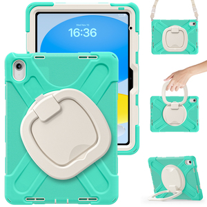 Custodia in silicone antiurto per iPad A16 10a generazione 10.9 pollici con cavalletto per bambini - Product Image 6