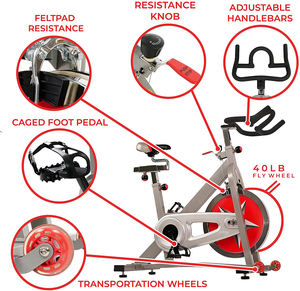 Bicicleta Estática Magnética para Ejercicio Físico y Desarrollo Muscular, Bicicleta de <span class=keywords><strong>Spinning</strong></span> para Interiores - Product Image 4