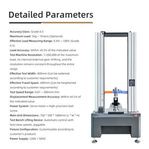 Machine d'essai de résistance à la traction universelle ZENROTEST ZR-LL-8000, précision de classe 0,5 <span class=keywords><strong>pour</strong></span> les essais de traction, de compression et de flexion - Product Image 5