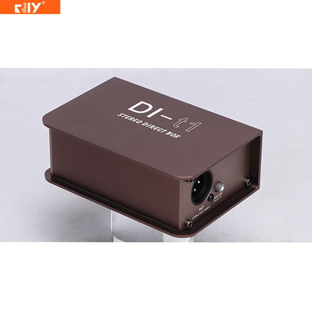 Di-T1 High Power Rugged Passive DI Box High-performance Transformer for Wide Dynamic Input Level for Monophonic Instruments Use