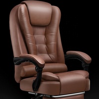 Chaise de bureau ergonomique moderne BGY-166, design élégant, haute qualité, dossier haut, en cuir PU, réglable en hauteur et pivotante, à prix abordable