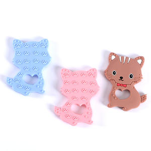 <span class=keywords><strong>Mordedor</strong></span> de Silicona No Tóxica para Bebés Recién Nacidos, Juguete Suave con Certificación CE, Reutilizable con Diseño de Animales para Niños - Product Image 3