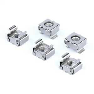 China M6 M4 M8 M10 Cage Nuts Carbon Steel Stainless Steel Square Lock Cage Nuts Galvanized