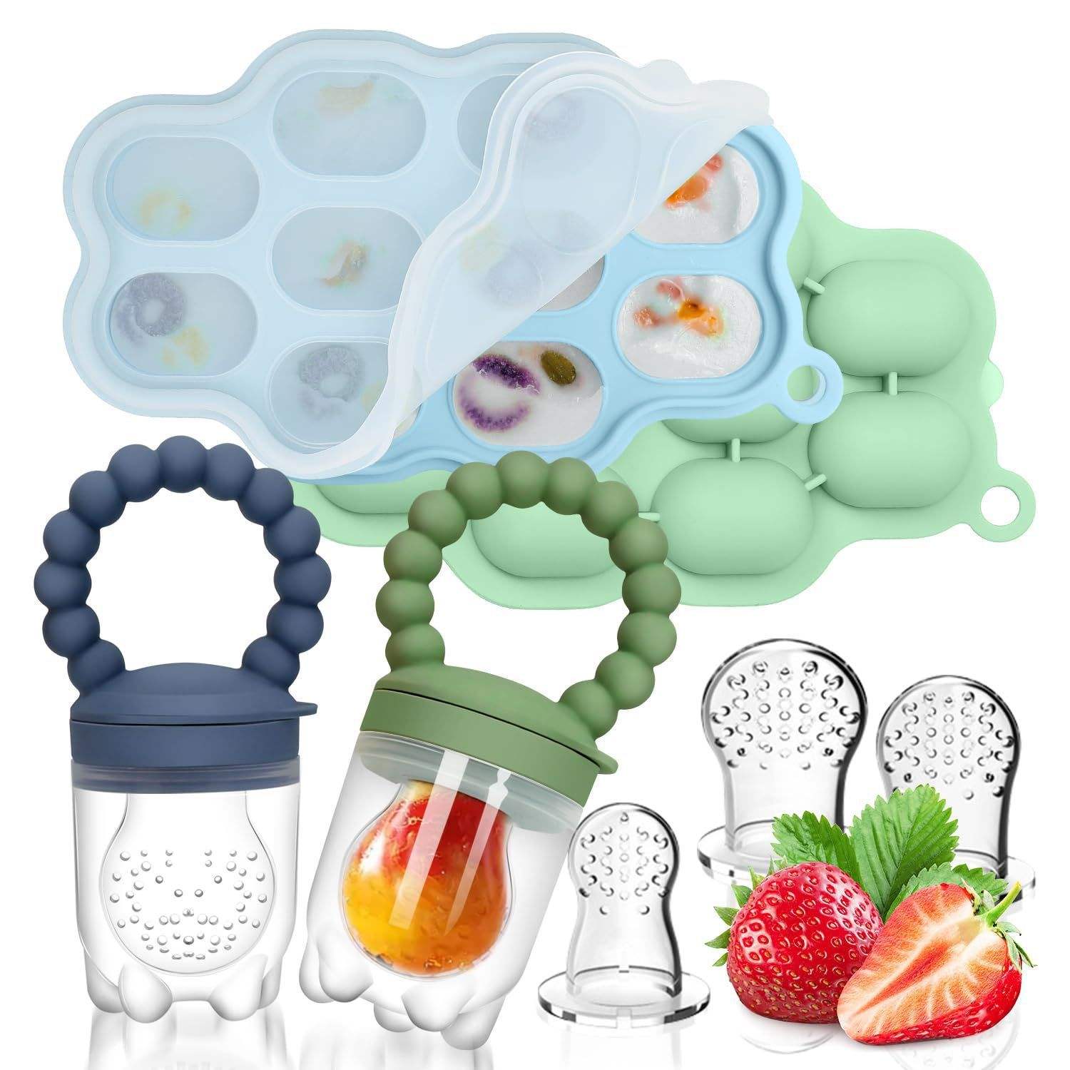 Fruit Teether BPA Free Baby Toys for Teething Relief