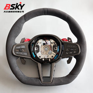 <span class=keywords><strong>Volante</strong></span> de Cuero y Fibra de Carbono para <span class=keywords><strong>BMW</strong></span> G30 G31 G32 X3 G01 X4 G02 M2 G87 M3 G80 M4 G82 G42 G20 LCI M5 F10 F30 F90 G11 - Product Image 6