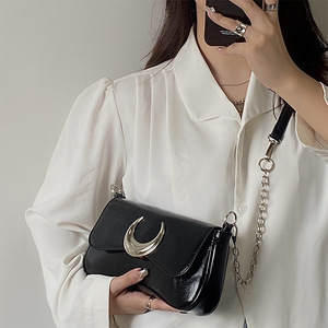 New Women's High-End Magnetic Closure <b>Square</b> Shape Polyester Single-Shoulder Crossbody Under-Arm Bag Female Tanjing - Product Image 5