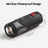 Caméra d'action 4K étanche avec anti-secousse et tir nocturne 170 grand angle pour les sports de plein air vélo Vlog vidéo WiFi caractéristique