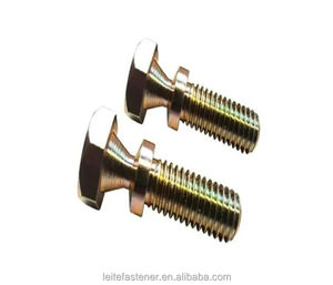 <b>Flat</b> Head <b>Screw</b> Carbon Steel Metric Coarse Thread 10mm Cap Diameter Zinc Plated Class 8.8 - Product Image 1