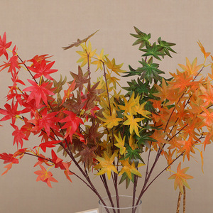 Branches et lianes d'érable artificielles de 86 cm de long, feuilles en plastique pour décorations de maison et de mariage - Product Image 2