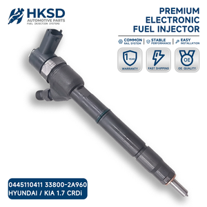 Prix de gros 0445110410 0445110411 Injecteur diesel CRDI 338002A960 338002A800 pour Hyundai <span class=keywords><strong>Kia</strong></span> 1.7L D4FD Soupapes d'injection - Product Image 1