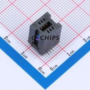 HEV06LP03BK Gold Finger Connector SMD,P=1.27mm Connector ( Connector Type: EDGE SLOT )( Pitch: 1.27mm )( Total PIN Count: 6P ) - Product Image 1