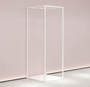 Espositore moderno in metallo bianco Stand negozio all'ingrosso di abbigliamento Rack per negozio di moda - Product Image 6