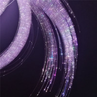 Rideau décoratif de Fiber optique de câble lumineux de haute qualité