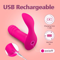 Usine OEM & ODM – Vibrateur culotte portable en silicone rechargeable par USB, stimulateur clitoridien doux, jouet sexuel pour femmes