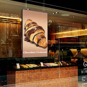 43 Polegada Alto Brilho Pendurado Janela Tela de exibição Loja de varejo Único lado Janela <span class=keywords><strong>Digital</strong></span> <span class=keywords><strong>Display</strong></span> <span class=keywords><strong>LCD</strong></span> Signage for Shop - Product Image 1