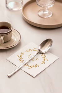 Custom ized Logo Einweg Cocktail Serviette 2-lagig wieder verwendbar für Restaurant und Hotels Dinner Parties Low MOQ - Product Image 3