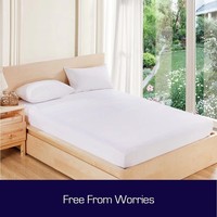 Vente en gros OEM / ODM Protège-matelas imperméable en coton doux et respirant personnalisé