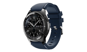 Bracelet de montre en Silicone souple pour hommes, bracelet de rechange de 22mm pour <span class=keywords><strong>Samsung</strong></span> Galaxy Watch <span class=keywords><strong>46mm</strong></span> <span class=keywords><strong>Gear</strong></span> <span class=keywords><strong>S3</strong></span> Frontier/<span class=keywords><strong>Classic</strong></span> Smart Watch - Product Image 4
