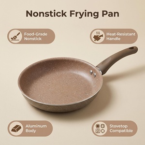 Sartén clásica con revestimiento antiadherente, mango frío al tacto, apta para inducción, eléctrica y de gas, para cocina. - Product Image 2