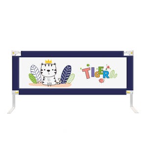 Barrière de lit bébé réglable en hauteur, barrière de sécurité avec maille respirante, anti-chute pour les tout-petits, pour tous les types de lits - Product Image 2