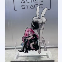 Figurine d'action en acrylique Alien Stage d'anime, support noir et blanc, décoration de table, jouets, cadeau d'anniversaire pour enfants, amis, meilleurs amis