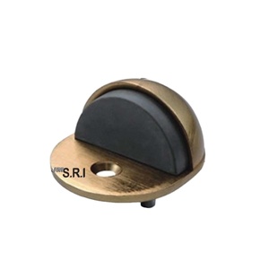 Fermaporta a Molla in Acciaio Inox e Lega di Zinco - Resistente Fermacancello per Porte Scorrevoli in Vetro con Design Moderno per Uso Alberghiero - Product Image 1