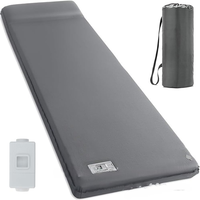Matelas de camping auto-gonflant design moderne avec pompe intégrée, matelas pneumatique portable en éponge TPU pour l'extérieur et la maison