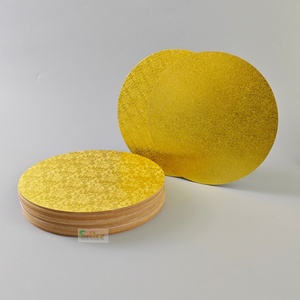 SunShine Factory Direct Sales Custom 1mm 2mm 3mm Thick Food Grade <b>Cake</b> Mat Christmas <b>Cake</b> Base <b>Board</b> with Embossing Printing - Product Image 1