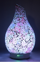 Diffuseur d'arômes électrique en verre 100 ml avec lumière LED à changement de couleur, diffuseur d'huiles essentielles pour hôtel, désodorisant ultrasonique, garantie 1 an