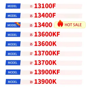 फैक्टरी मूल्य मूल i3 i5 i7 13 वीं CPU प्रोसेसर 13400 क्वाड-कोर 13100f प्रोसेसर प्रोसेसर डेस्कटॉप कंप्यूटर