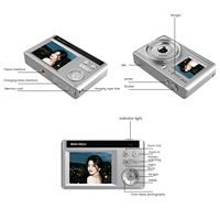 Appareil photo numérique pour enfants 2026, nouveau, double objectif, écran 2,4 pouces, 4K 30FPS, 48MP CMOS, zoom 16x, grand angle 180°, lampe torche LED intégrée
