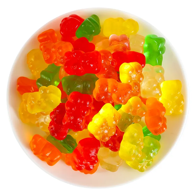 HOLEYWOOD Sour Fruit Flavor Gummy Candy Halal Chinese Snacks in Bulk Bottle Sweet and Delicious OEM&ODM Support