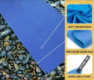 Serviette de sport et de plage légère en tricot turc à séchage rapide, personnalisable avec logo, vente en gros - Product Image 4