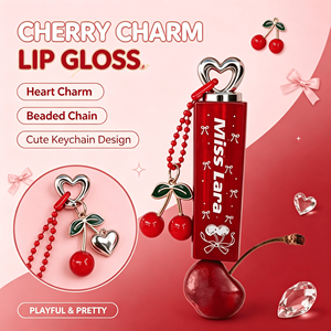 Bálsamo Labial Misslara con Cambio de Color Cereza, Colgante de Corazón, Sensor de Temperatura, Hidratante y Nutritivo - Product Image 1