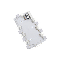 Boîtier PC Contrôleur d'éclairage de ventilateur 12 V DC 1 à 6 Ports PWM 4 broches ARGB 5V 3 broches 15pin sata câble Fan Hub Adapter